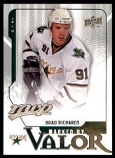 2008-09 Upper Deck MVP Marked By Valor Brad Richards #MV9