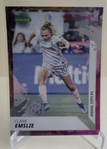 2024 PARKSIDE NWSL VOL 1 CLAIRE EMSLIE #20 SHIMMER PARALLEL /100 ANGEL CITY FC - Foto 1 di 2