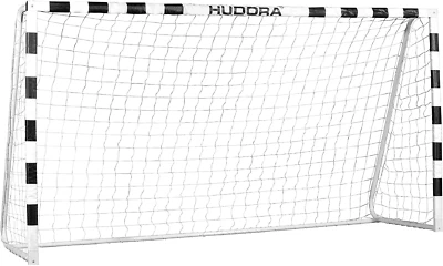 HUDORA 76909 Fußball-Tor Stadion mit Netz Garten Groß 300 cm x 160 cm x 90 cm