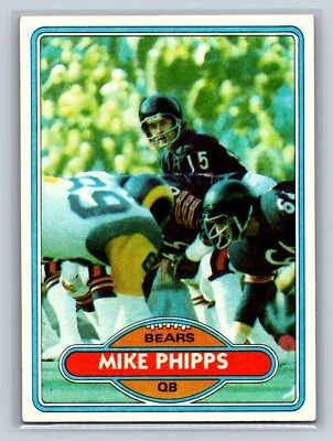 1980 Topps Mike Phipps #422 Chicago Bears - Image 1 of 2