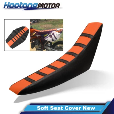 Fit For Honda CR125R CR250R CR500R CR80R CRF100F CRF125F Orange Seat Cover Soft Foto 1 de 4
