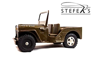 Tonka Army Vintage 1960s Military Commander Metal Jeep GR 2-2431 - E112624A - Picture 1 of 15