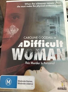 A DIFFICULT WOMAN Caroline Goodall REGION 4 DVD MURDER CRIME MINI SERIES - Picture 1 of 1