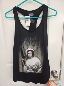 Star Wars Princess Leia Womens Juniors Large Tank Top New With Tags - Picture 1 of 4