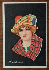 1929 Major Drapkin & Co Cigarette Card - Girls Of Many Lands #42 Scotland 