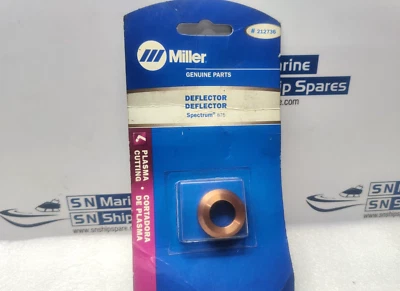 Miller Electric 212736 Deflector For IEC 60T, 80T/CX, 100T 2PCs In Lot - Image 1 of 3