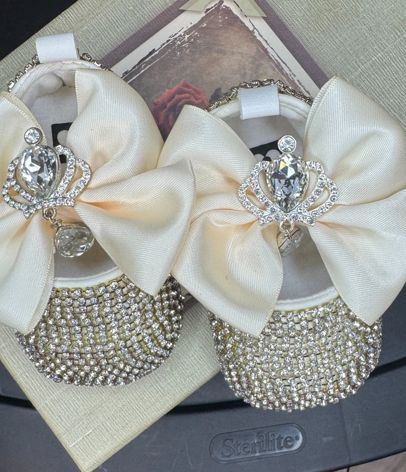 Zapatos Bling Bebé Niña - Andadores Infantiles Estrás, Perfectos para 1er Cumpleaños y Ba Foto 1 de 4