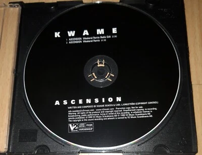 KWAME - Ascension - PROMO CD Single R&B Rnb Funk Pop Weekend Remix RARE  - Bild 1 von 4