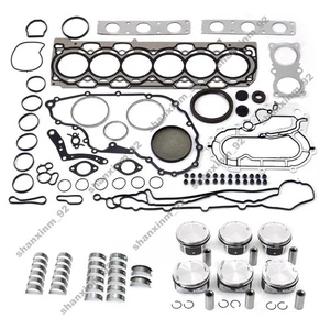 Repair Rebuild Kit Pistons Seals Bearings For Volvo S80 XC60 XC90 B6324S 3.2L L6 - Picture 1 of 4