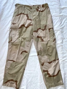 USGI Combat Trousers Fatigue Pants Medium-Short 3-farbig Desert Camouflage - Bild 1 von 9