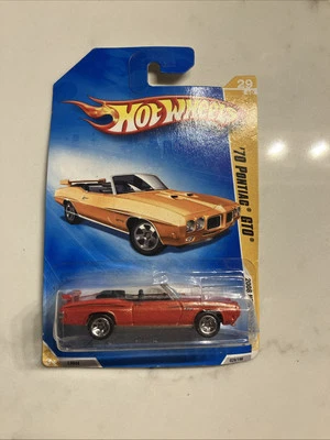 Pontiac GTO naranja Hot Wheels 2008 nuevos modelos '70 Foto 1 de 2
