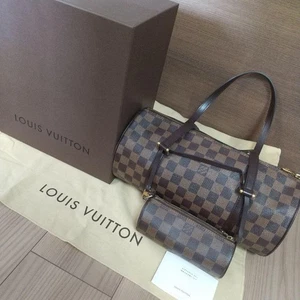 Authentic Louis Vuitton Damier Papillon 30 Brown Women's Handbag From Japan Used - Picture 1 of 13