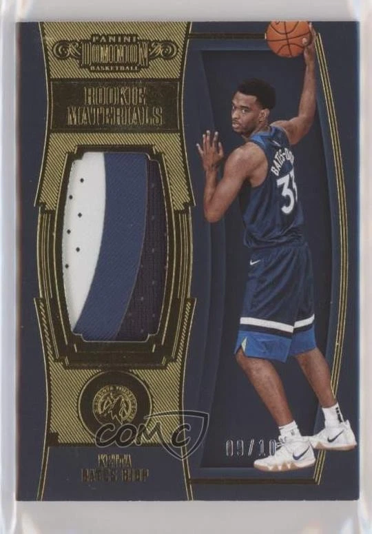 2018-19 Panini Dominion Rookie Materials Gold /10 Keita Bates-Diop #RM-KBD RC - Image 1 of 2