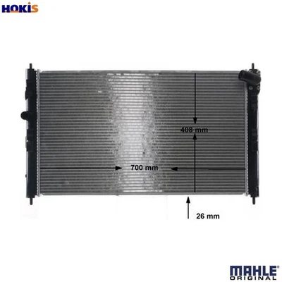 RADIATOR ENGINE COOLING CR 2239 000S FOR PEUGEOT CITROEN 6HZ 1.8L 4cyl 4008 1.8L - Image 1 of 4