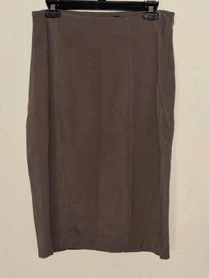 Falda lápiz Express color topo para mujer talla 10 hasta la rodilla cierre de cremallera nueva con etiquetas Foto 1 de 4