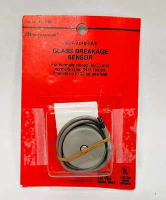 Glass Breakage Sensor New Safehouse  Radio Shack 49-516 - Image 1 of 2