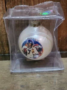 1997 Denver Broncos John Elway CHRISTMAS ORNAMENT GLAS NFL QB CLUB, SELTEN! - Bild 1 von 10