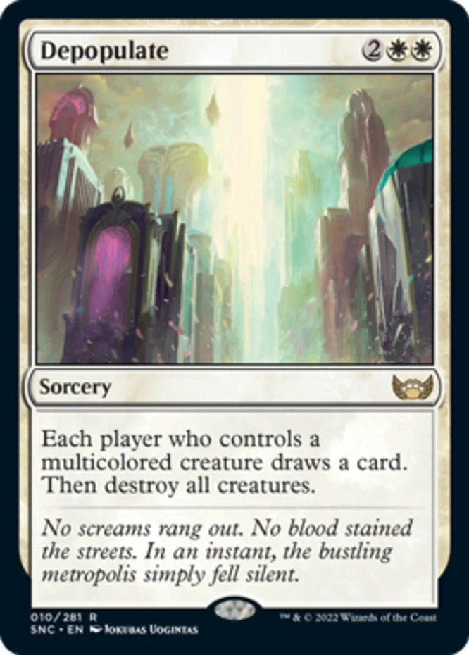 x1 Depopulate - Streets of New Capenna - NM - MTG - Image 1 of 1