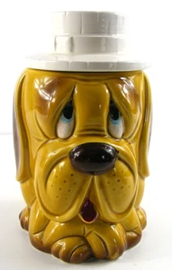 Vintage P&K Droopy Dog  Cookie Jar McCoy Pottery Glazed 9 Inch Basset Hound - Bild 1 von 8