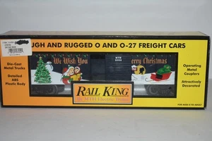 O Scale MTH Rail King 30-7454 2000 Holiday Car 40' Single Door Boxcar C53993 - Picture 1 of 7