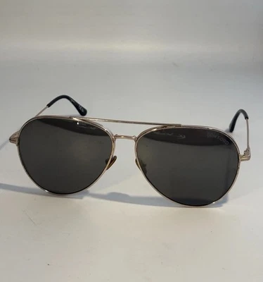 Tom Ford Sunglasses Unisex Dashel Aviator Style Gold Rim Gray Lens - Image 1 of 4