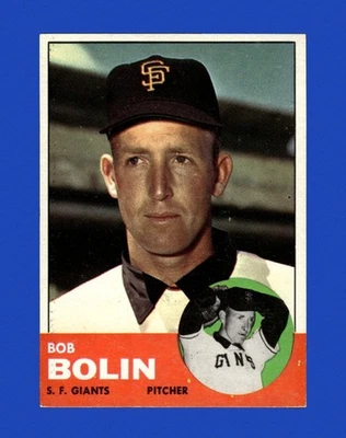 1963 Topps Set-Break #106 Bobby Bolin como nuevo *GMCARDS* Foto 1 de 2