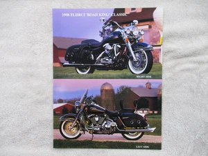 Harley Davidson Road King 1998 FLRCI distribuidor folleto folleto póster - Imagen 1 de 3