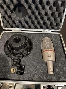 AKG C3000B Microfono a condensatore con custodia spedizione veloce spedizione gratuita dal Giappone vintage - Foto 1 di 4