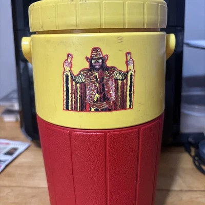 Slim Jim WWF Randy Macho Man Savage Coleman Termo Enfriador Jarra de Agua WWF Foto 1 de 4