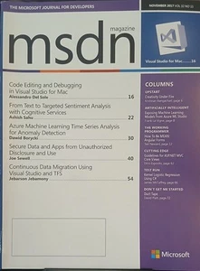 2017 NOVEMBER MSDN MAGAZINE - Video Studio for Mac - Picture 1 of 2