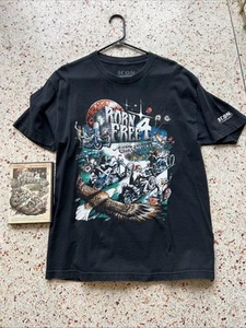 Born Free 4 Harley Chopper Motorcycle Show Silverado CA Biker Art T Shirt LG - Picture 1 of 8