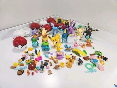 Pokemon Mega Bloks Construx Figures Mixed Lot - Image 1 of 4