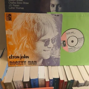 ELTON JOHN- Rocket Man TURKISH 7” single w/PS 1972 RARE - Picture 1 of 2