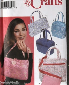 Bolso de mano con patrón de bolso cinco estilos FF - Imagen 1 de 1