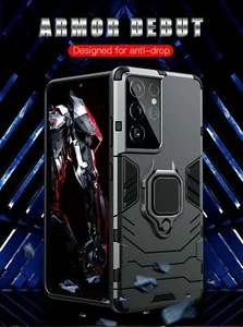 F Vivo Y11s Y20S Y21 Shockproof Hybrid Magnetic Ring Holder Stand Case Cover - Picture 1 of 16