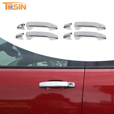 For 2015-2022 Chevy Colorado / GMC Canyon Chrome 4 Door Handle Covers Trim Shell Foto 1 de 4