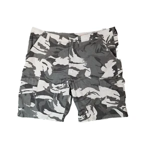 Wrangler camo cargo shorts men's 44x10 white gray flex stretch outdoor - Picture 1 of 14
