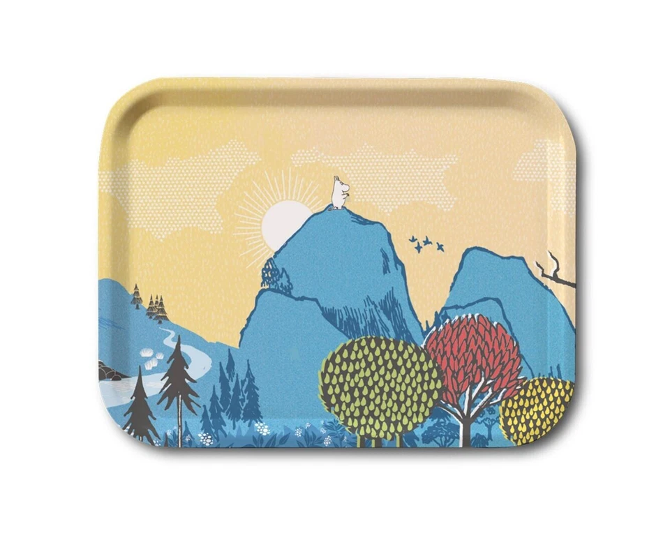 Moomin Tray Treasure Hunt Blue 27 x 20 cm - Image 1 of 1