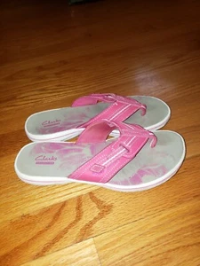 Clarks Cloudstepper Seabreeze Collection flip flops Womans Size 6m - Picture 1 of 6