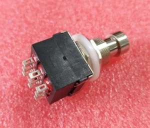 Black 3PDT HARNESS Stomp Foot Switch True Bypass GUITAR PEDAL EFFECTS,SB 9PINS - Picture 1 of 1