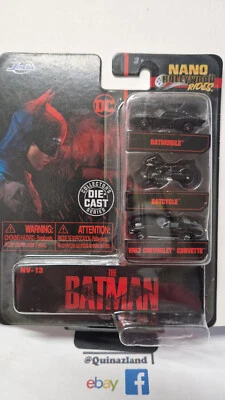 Jada Nano 2022 Hollywood cavalca Batmobile batmobile 1963 Chevrolet (NG07) - Immagine 1 di 4