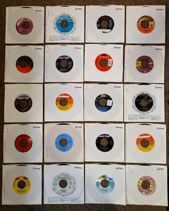 EX/NM ~ LOT of 20 ~ 1980s POP R&B SOUL ~ 45 RPM 7" Vinyl Records ~ Singles - Picture 1 of 7