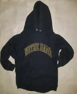 Boys Pullover Hoodie Notre Dame Long Sleeve Size 2-4 Cotton Blend  - Picture 1 of 3