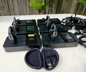 4x Jabra Motion Office Bluetooth earphone BTE6 + docks & cables + Jabra Link 360 - Zdjęcie 1 z 12