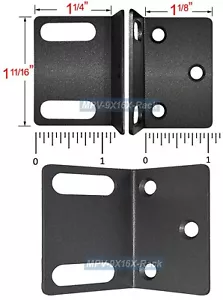 Orecchie di montaggio su rack 1U premium con viti - Foto 1 di 3