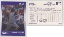 1990 Star Albany Colonie Yankees Mitch Lyden #9