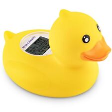 Todays Kids Duck Baby Bath Thermometer & Clock - Fahrenheit & Celsius Baby...