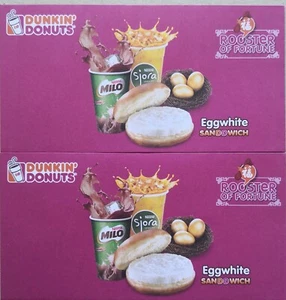 Ang Pow Packets - 2015 Dunkin' Donuts 2 pcs - Picture 1 of 2