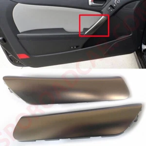Inside door Grip handle outer cover LH RH 2P for 2012-16 Genesis Coupe Parts - Picture 1 of 5
