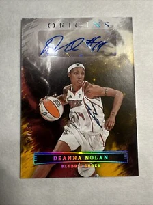 2023 WNBA Origins Deanna Nolan Auto GOLD 7/10 Detroit Shock - Picture 1 of 6